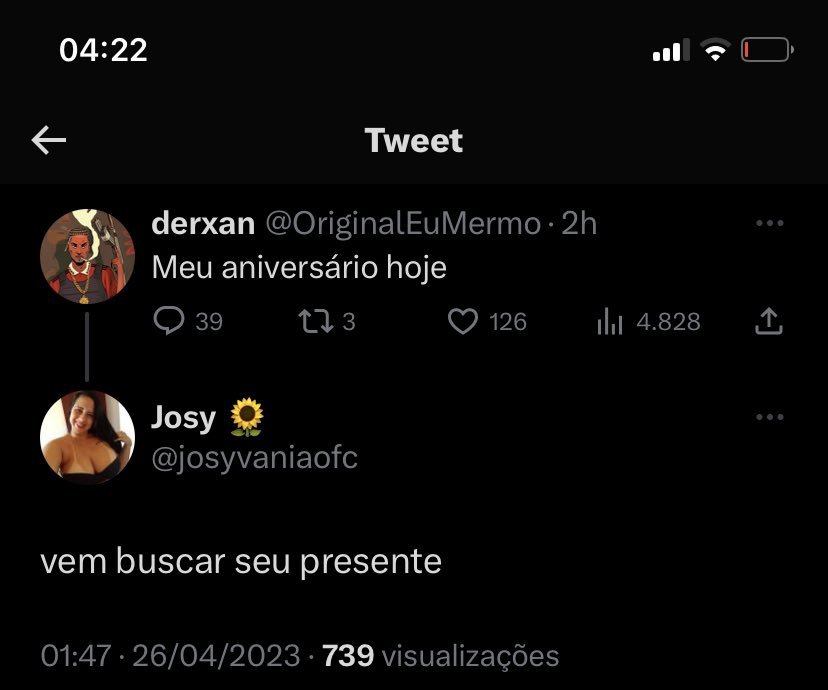OriginalEuMermo's tweet photo. parabéns p mim tia Josy 😈😈😈😈 https://t.co/jEWJIHtrKq