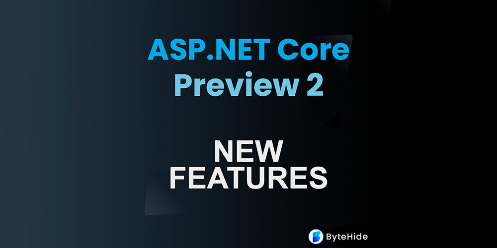 byte_hide's tweet image. 🧵1/6: Excited about the new ASP.NET 8 Preview 2 features? 🌟 Let&apos;s dive into what&apos;s new in this Twitter thread! Follow along to learn about the latest improvements and additions. #ASPNET #ASPNET8Preview2 #DotNet