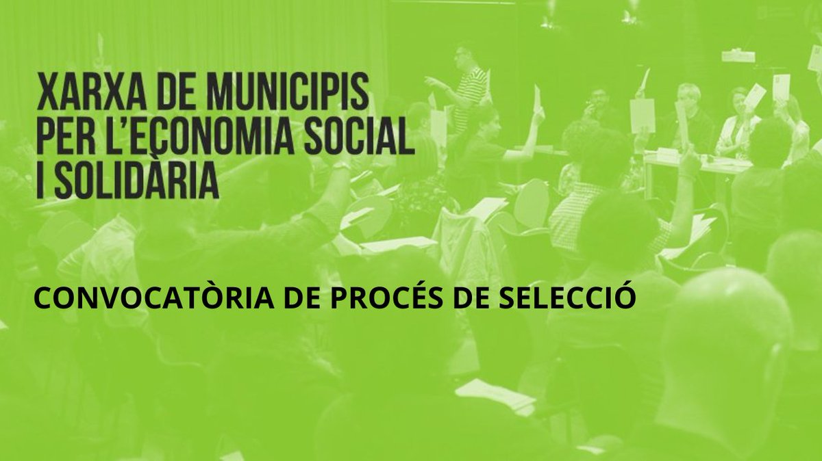 📢 L’Associació XMESS obre un procés de selecció per a la contractació de la persona coordinadora tècnica.

Podeu llegir la notícia al web 👉
xmess.cat/lassociacio-xm…

Podeu consultar les bases de la convocatòria aquí 👉
xmess.cat/perfil-del-con…

Gràcies !