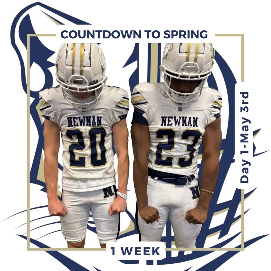 NewnanFBRecruit's tweet photo. We're just 1 week away! #Team118 #Exit47 #Spring2023 https://t.co/79GCzcNbs4