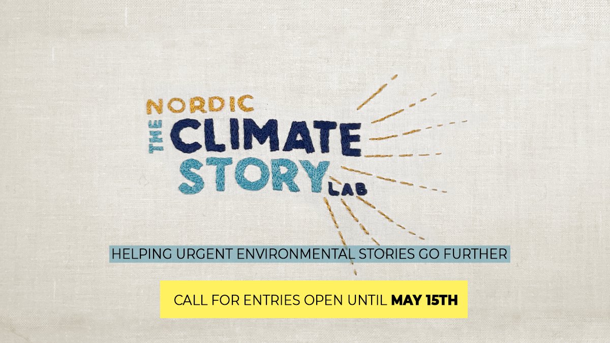 We <a href="/Albaeco/">Albaeco</a> are partners to "The Climate Story Lab Nordic", bringing together the most compelling climate stories being made in the Nordics to develop their impact strategies and storytelling. Call for entries open now and until 15 May! climatestorylabnordic.org
