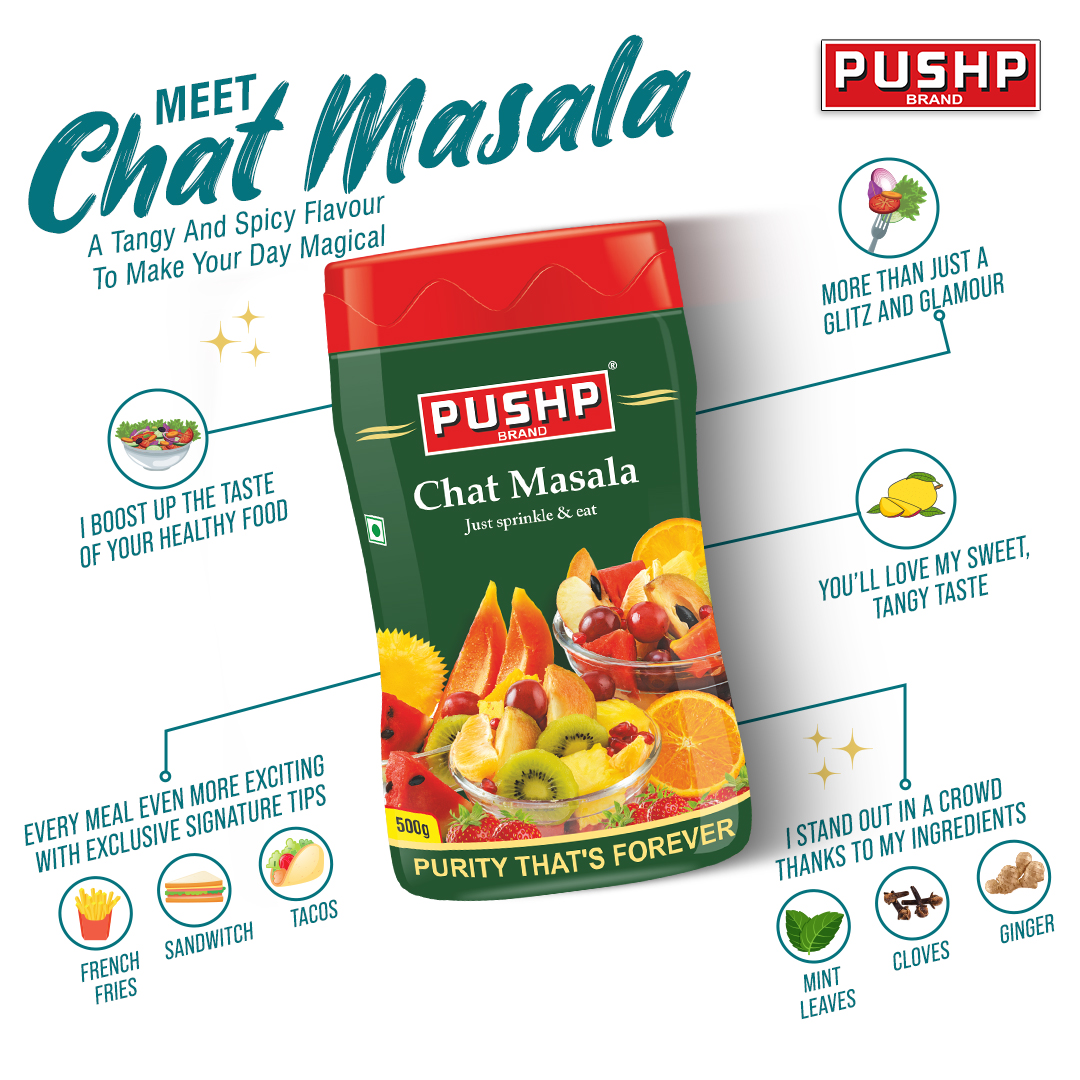 PushpMasale's tweet photo. Apke taste 😋ko kare complete💥⚡ #pushpchatmasala .
.
.
.
#info #chatmasala #pushp #pushpchatmasala #spices #tasty #cooking #dish #tangy #chef #kitchen #swadkasuperstar #pushpbrandmasala #pushpbrand https://t.co/1zP6Mi9gwP