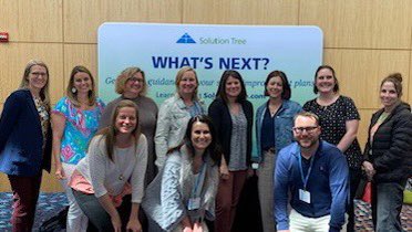 The first step for any professional learning community: learn together. Thrilled to learn with these  wonderful leaders at Solution Tree’s Annual Conference on Assessment &amp; Grading! <a href="/principaldawg/">Pam Pajerski</a> <a href="/ZinkEd_u/">Alena Zink</a> <a href="/MrsKaylaDuncan/">Kayla Duncan, EdD</a> <a href="/DrJohnStrang/">John Strang</a> @DrRbritten <a href="/jamiebui23/">Jamie Bui</a> <a href="/mckeechem/">Jill McKee</a>
