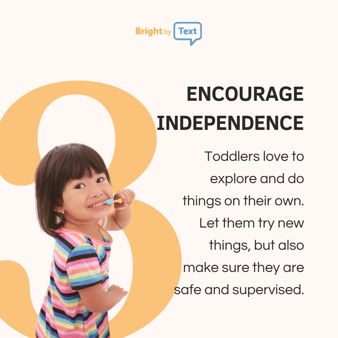 BrightbyText's tweet photo. Parents of toddlers: we see you!! We know how challenging parenting a little one can be. Here are some tips to make your job the tiniest bit easier.
#BrightByText #parentingtips #momlife #dadlife #parenting #parentinghacks #familylife #parentingwin #raisingkids #momtips https://t.co/a5c1euQTra