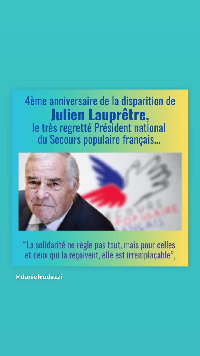 camaieudefemmes's tweet photo. Julien Laupretre regretté Président du Secours Populaire français.Pdt #Covid j’avais chanté pour Julien #bellaciao &amp; ts les acteurs de l’association humanitaire dont je suis marraine @SecoursPop #veronicaantonelli #julienlaupretre 
#sopranofrombalcony 
=> https://t.co/xOMWNTTcuq https://t.co/GOsanhmZhr