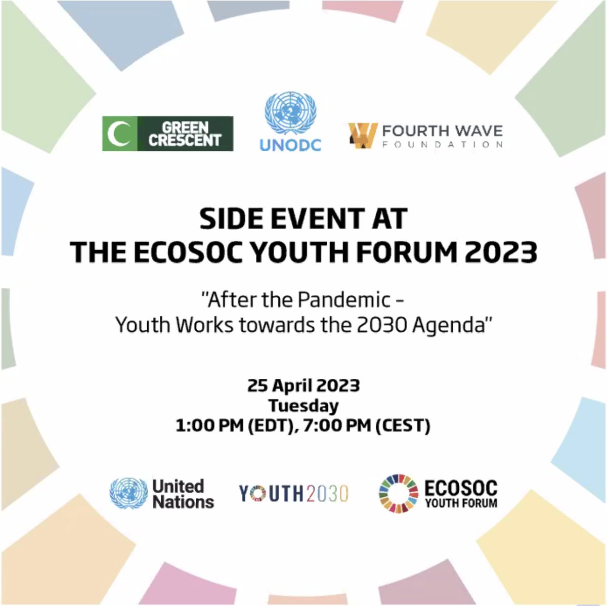 UNODC_PTRS's tweet photo. .@UNODC PTRS presented at the @UNECOSOC #YouthForum side event “After the Pandemic – Youth Works towards the 2030 Agenda"➡️ on supporting drug demand reduction in recovering from the pandemic &amp; supporting youth🧒👧 in #💊Prevention, #YouthEmpowerment💪. 

🙏@1920Yesilay https://t.co/sj0wxHHtPy