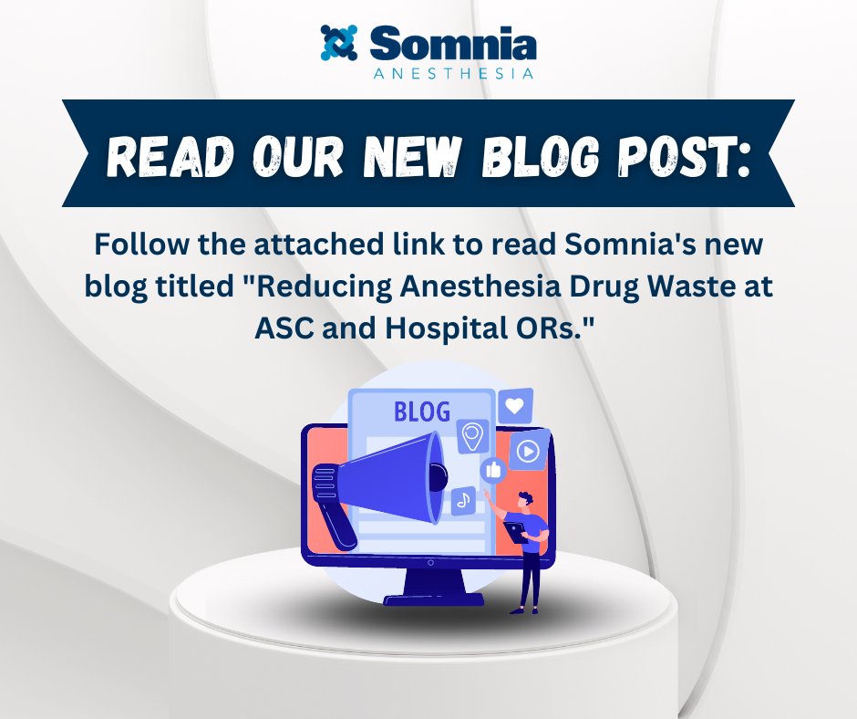 SomniaInc's tweet photo. Stay informed and check out our new blog post! This month’s blog talks about Reducing Anesthesia Drug Waste at ASC and Hospital ORs. #SomniaBlog #AnesthesiaPartner #AnesthesiaServices https://t.co/qhTiaBP7nh https://t.co/lgIuPe8Zcp