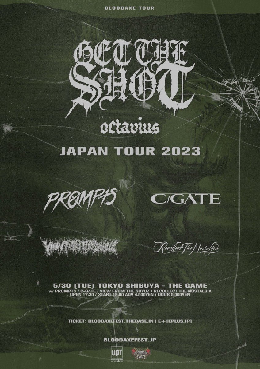 BloodaxeFest's tweet photo. 【NEWS】
BLOODAXE FEST SPRING 2023に出演する@counterparts905 / END そして @gettheshothc🇯🇵ツアー&amp;各地ゲストが決定！
チッタでのパフォーマンスはもちろん、各ライブハウスでも凄いことになるでしょう！チケットはeplus、公式STOREにて4/29(土)販売開始〜是非お早めに🎫
https://t.co/MqflGaXOBf https://t.co/dg8Lnsj3NA