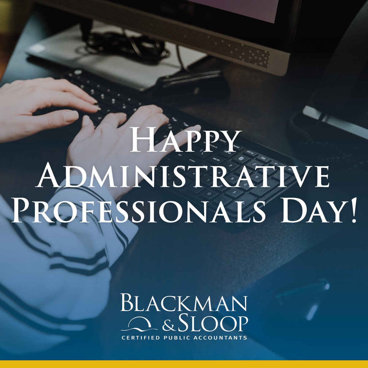 BlackmanSloop's tweet photo. Thank you to all of our admin team. Our firm couldn't function without you! https://t.co/UWeW1UZciS