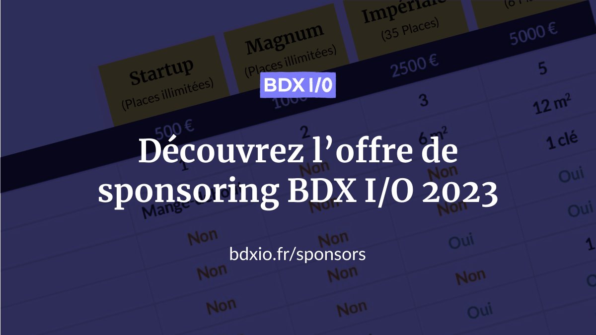 BDX I/O tweet media