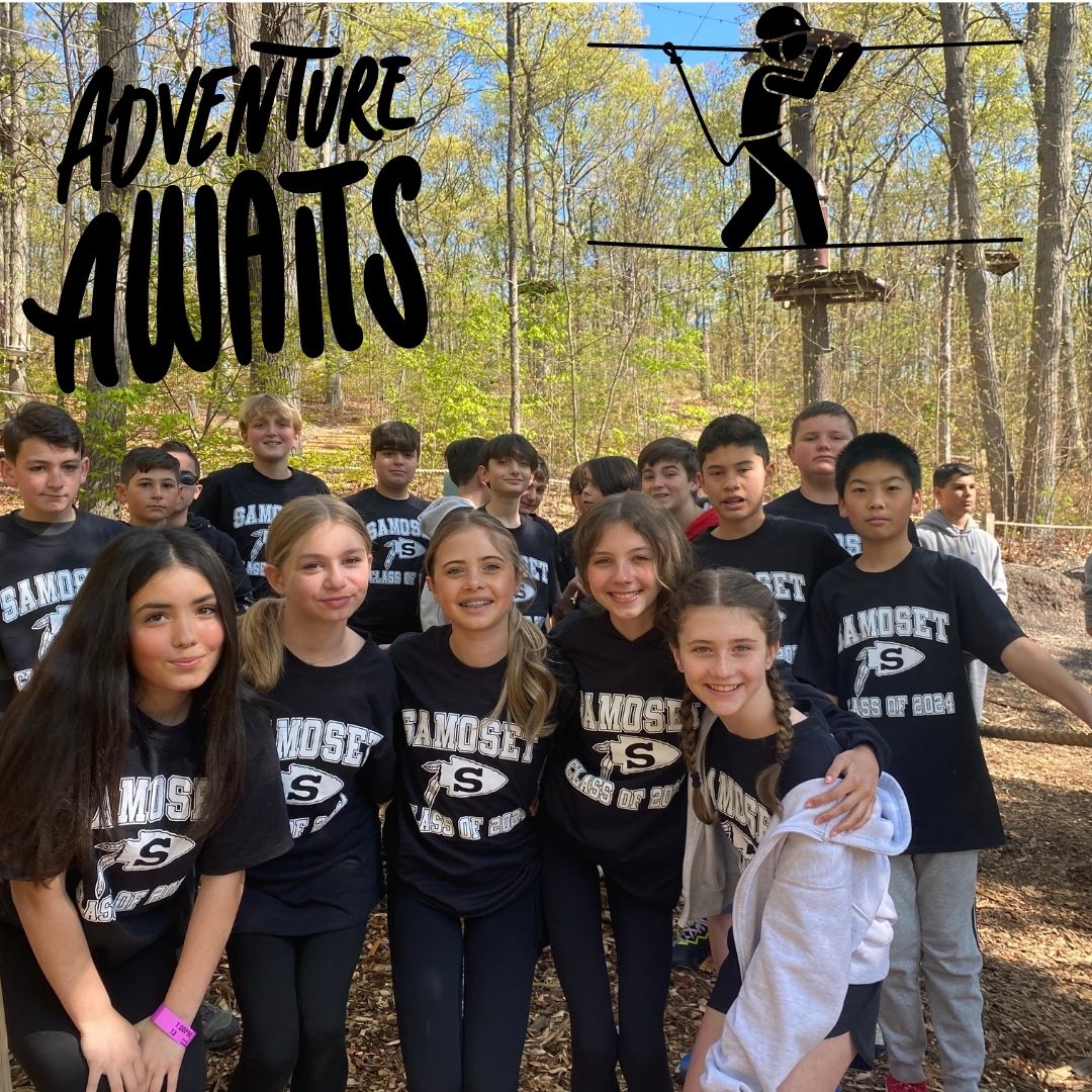 SamosetMiddle's tweet photo. Samoset's seventh grade had a blast today pushing their limits at the Adventure Park Field Trip in Wheatly Heights!! https://t.co/kwL8VbFodZ