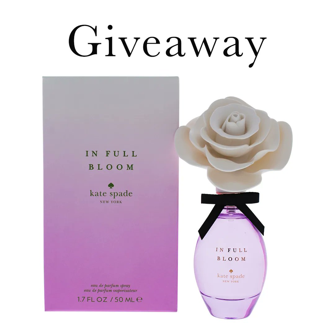 This week's #scentlodge Twitter Giveaway is Kate Spade In Full Bloom, a fresh green floral scent for her with notes of lemon, green tea, rose & woods. To enter, follow @scentlodge & RT #canada #canwin (ends 05/03)