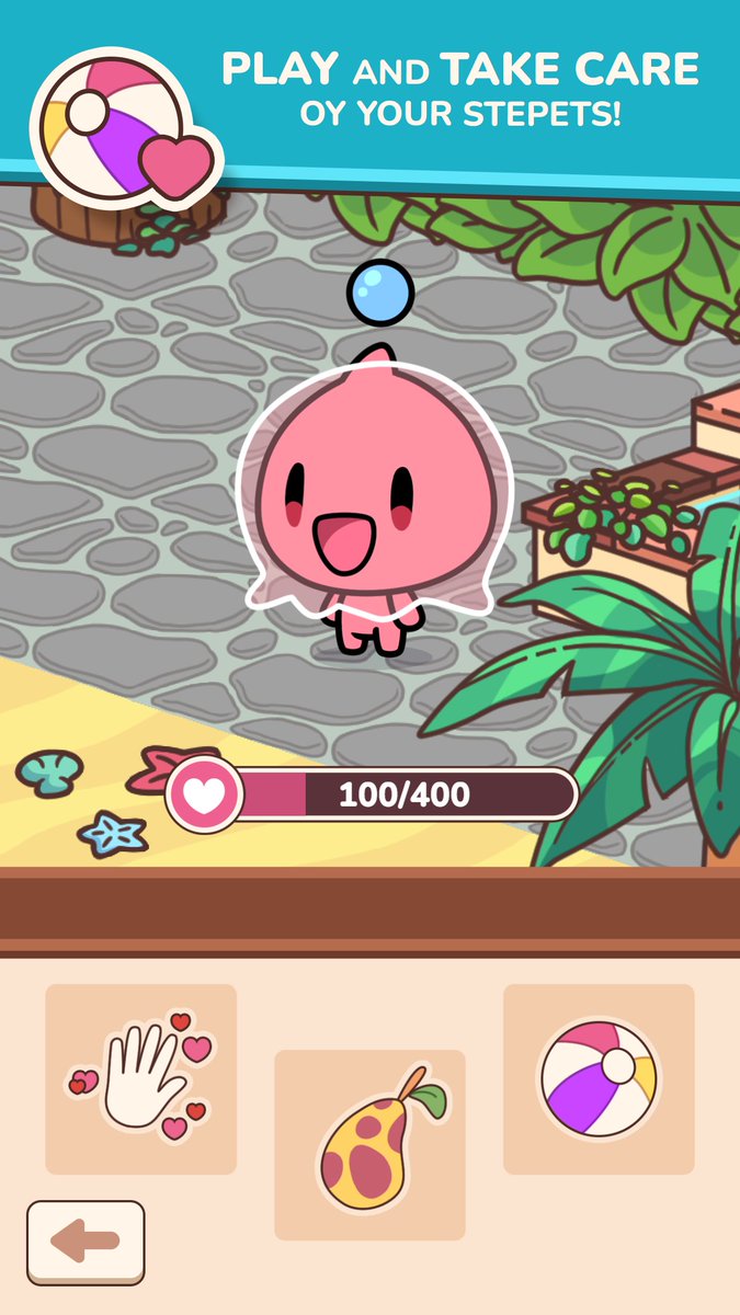 PlatonicGames's tweet photo. Here it is, after 4 long YEARS of stressfull tireless heartbreaking development, our new game:

STEPETS🥚 Collect pets by walking!
Play with your Stepets, evolve them, decorate your island and keep track of your daily steps!
#indiedev #gamedev #indiegame https://t.co/0JsCytNbHP