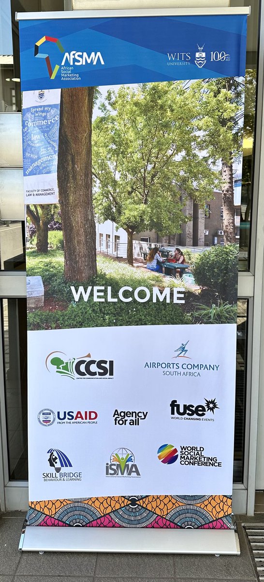 heygaelo's tweet photo. What a wonderful community of #socialmarketing professionals at the first-ever African Social Marketing Association Conference @WitsUniversity in #SouthAfrica! #AFSMAC23 @isma_org @WSMConference @europeansma @LAMSO_org @SMANAorg https://t.co/SgCeNqZbY3