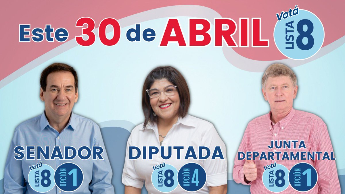 rosasosal8's tweet photo. Si querés que a Itapúa le vaya bien, tenés que votar por la gente que #SíPuede trabajar por el cambio verdadero. 

#Lista8 @patriaquerida 🗳️ 🇵🇾✔️ https://t.co/O66gPFeJWk