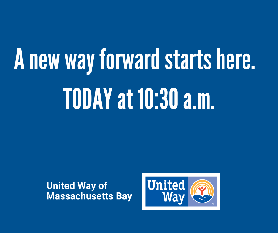We are so excited to share our new direction today. Join us for a live broadcast to hear first-hand how United Way is meeting the challenges before us, lifting the voice of the community and changing the way we define success. Please join us bit.ly/3HfoeSs
