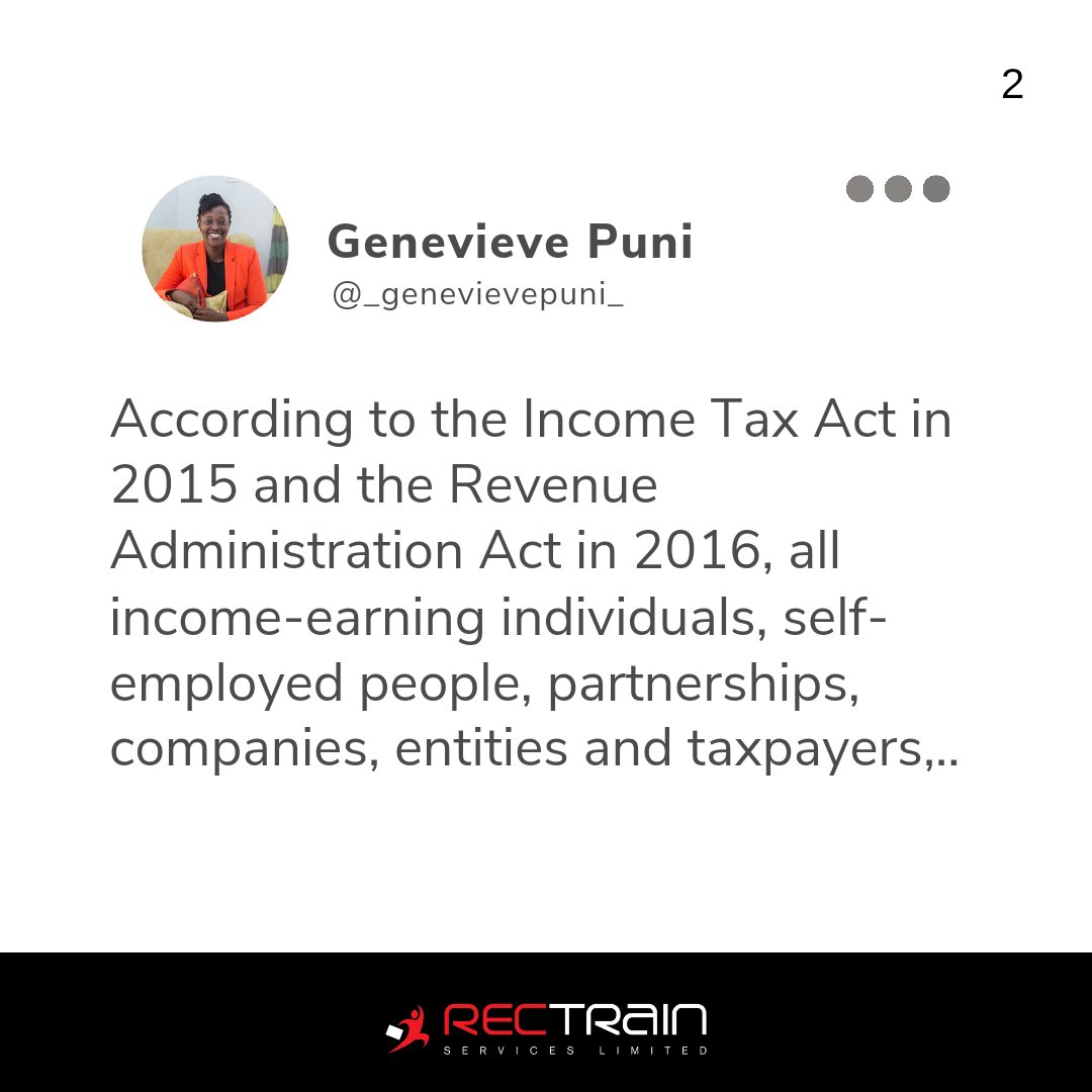 Rectrainservice's tweet photo. Important NoticeβΌ
(Swipe to read)
#taxissues #returnofincome #GRA #businesstips #employertips #taxfiling #filingtaxes #RecTrain https://t.co/LzZ0a2J0Kr
