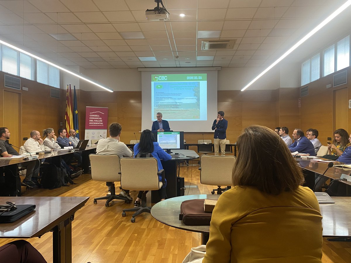 josepmariatost's tweet photo. Nova jornada de la Comissió de Biogàs del clúster @Bioenergia_Cat al @consellvallesoc. Visita de la planta de biogàs de #CanBarba de @ResidusValles. Moltes ganes d’avançar! Com diu el President @JserraJordi “sense bioenergia no hi haurà transició energètica”… https://t.co/Wdlx8ZUxXO