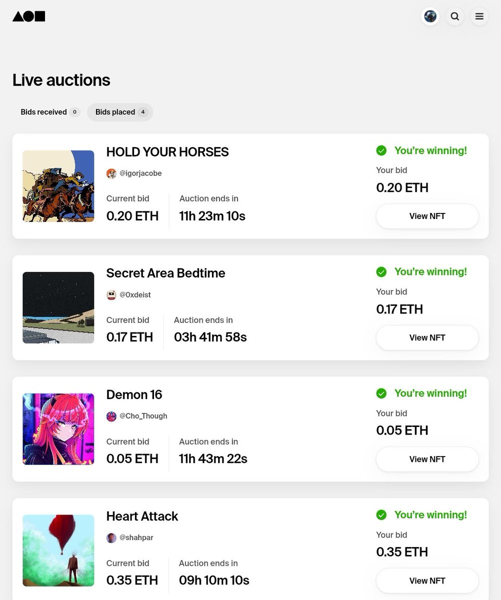 RealKatoOG's tweet image. Currently winning 4 @foundation #blamekato 
artists: 
@igorkjjk @0xdeist @Cho_Though @shahparism1