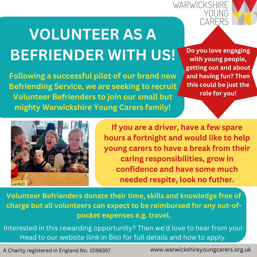 Warwickshire Young Carers tweet media