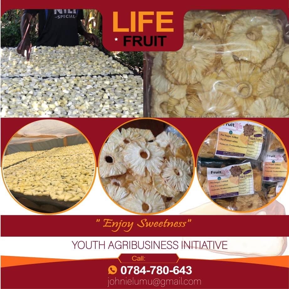 Dried fruits on market