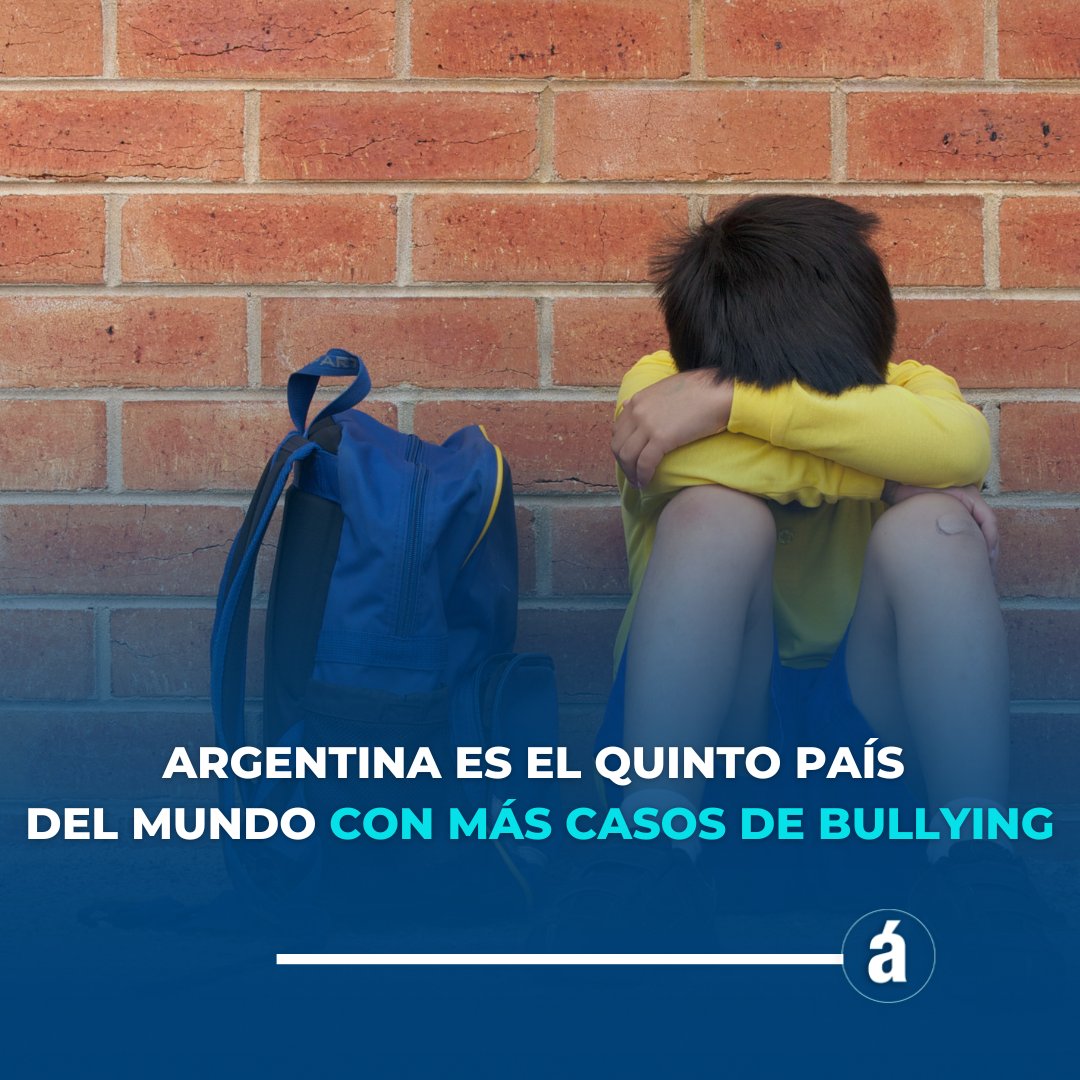 🔴 La ONG Bullying Sin Fronteras, dedicada a la lucha contra el acoso escolar, presentó la segunda Estadística Mundial de Bullying: Argentina está quinta en el ranking mundial de casos, por debajo de México, EEUU, España y Brasil

Mirá el ranking completo: ow.ly/GRx150NTKtS