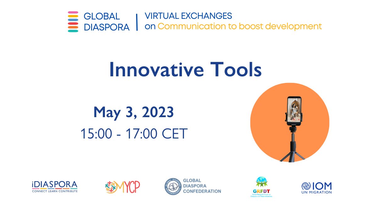 IOM_LMD's tweet photo. 🔊 We are happy to announce our panelists for the 2023 Global Diaspora Virtual Exchanges #thirdsession on #InnovativeSkills next week!
Register today and learn from world leaders and practitioners!
🔗 https://t.co/a8jKt0CI7w https://t.co/E9Lp8YVO99