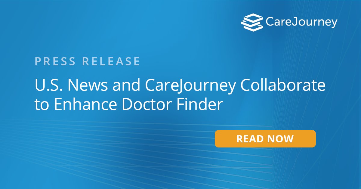 CareJourney by Arcadia (@carejourney) on Twitter photo Today <a href="/usnews/">U.S. News & World Report</a> announced the addition of Areas of Expertise to its doctor-finder tool, powered by a new collaboration with CareJourney, allowing consumers to compare the frequency at which physicians treat a specific condition relative to their peers: bit.ly/3HhqZTg Today <a href="/usnews/">U.S. News & World Report</a> announced the addition of Areas of Expertise to its doctor-finder tool, powered by a new collaboration with CareJourney, allowing consumers to compare the frequency at which physicians treat a specific condition relative to their peers: bit.ly/3HhqZTg