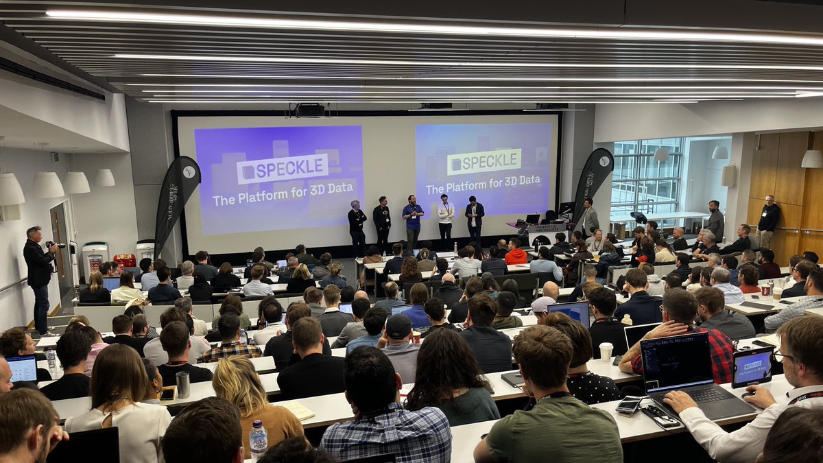 Wrapping up with <a href="/Arup/">Arup</a> @HLArchitects and #HeatherwickStudio at <a href="/ShapeToFab/">Shape to Fabrication</a> 🚀🥳

#ShapeToFab #Conference2023 #London