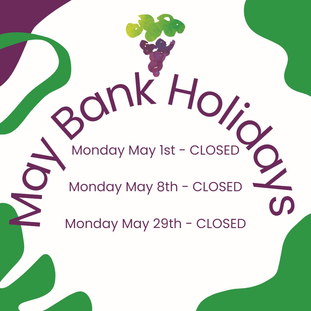 A little update about our office closures over the May Bank Holidays.

#winesofportugaluk #portugal #winelover #winemerchant #sommelier #sommlife #shoplocal #wine #winetasting #bankholiday #rrltdwine