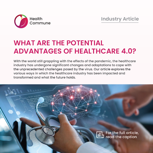 healthcommun_'s tweet photo. Our latest industry article, ‘Healthcare 4.0 - The Future Of Healthcare’ talks about the current and future challenges, possibilities in the healthcare industry. Click here to read the whole article: https://t.co/pTf6VDnTnw
#HealthCommune #IndustryArticles #articles #printing https://t.co/8rgep3tyZB