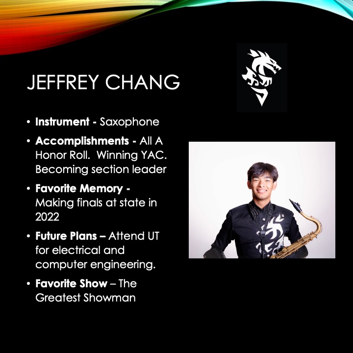 rrbandboosters's tweet photo. Senior Spotlight! On behalf of the entire Dragon Band community, thank you for everything you've contributed to our program Jeffrey! We all wish you the best of luck! Always be a 🐉!
#gorockband #gorockguard #alwaysbeadragon #seniors2023 https://t.co/YpBTTxoWz4