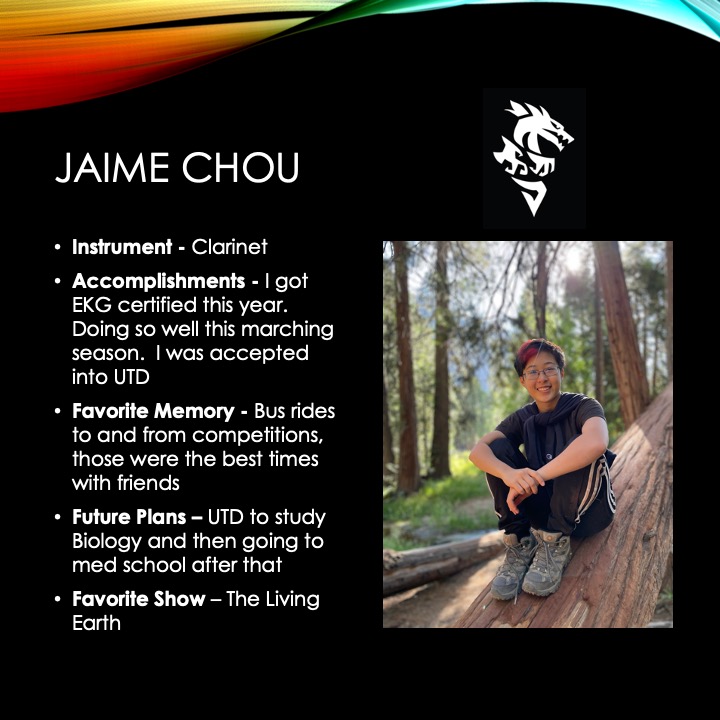 rrbandboosters's tweet photo. Senior Spotlight! On behalf of the entire Dragon Band community, thank you for everything you've contributed to our program Jaime! We all wish you the best of luck! Always be a 🐉!
#gorockband #gorockguard #alwaysbeadragon #seniors2023 https://t.co/QNXqeWru3I