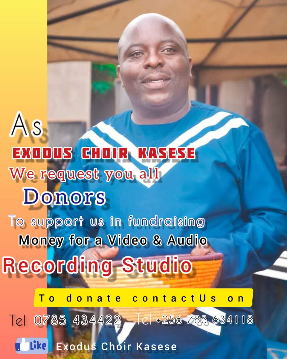 innocentmikayi's tweet image. You can help #exoduschoirkasese move #ahead. #supporttheproject