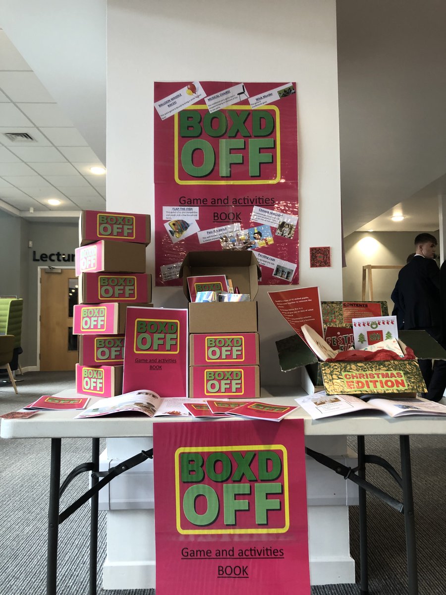 StChrisCEHigh's tweet photo. The Boxd Off team have got their trade stand all set-up and are ready to go! 🥳👍 https://t.co/ImE77O2210