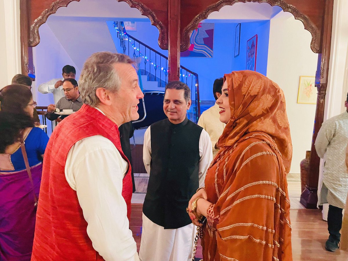 Attended a Eid Milap party hosted by @UKinHyderabad last night.