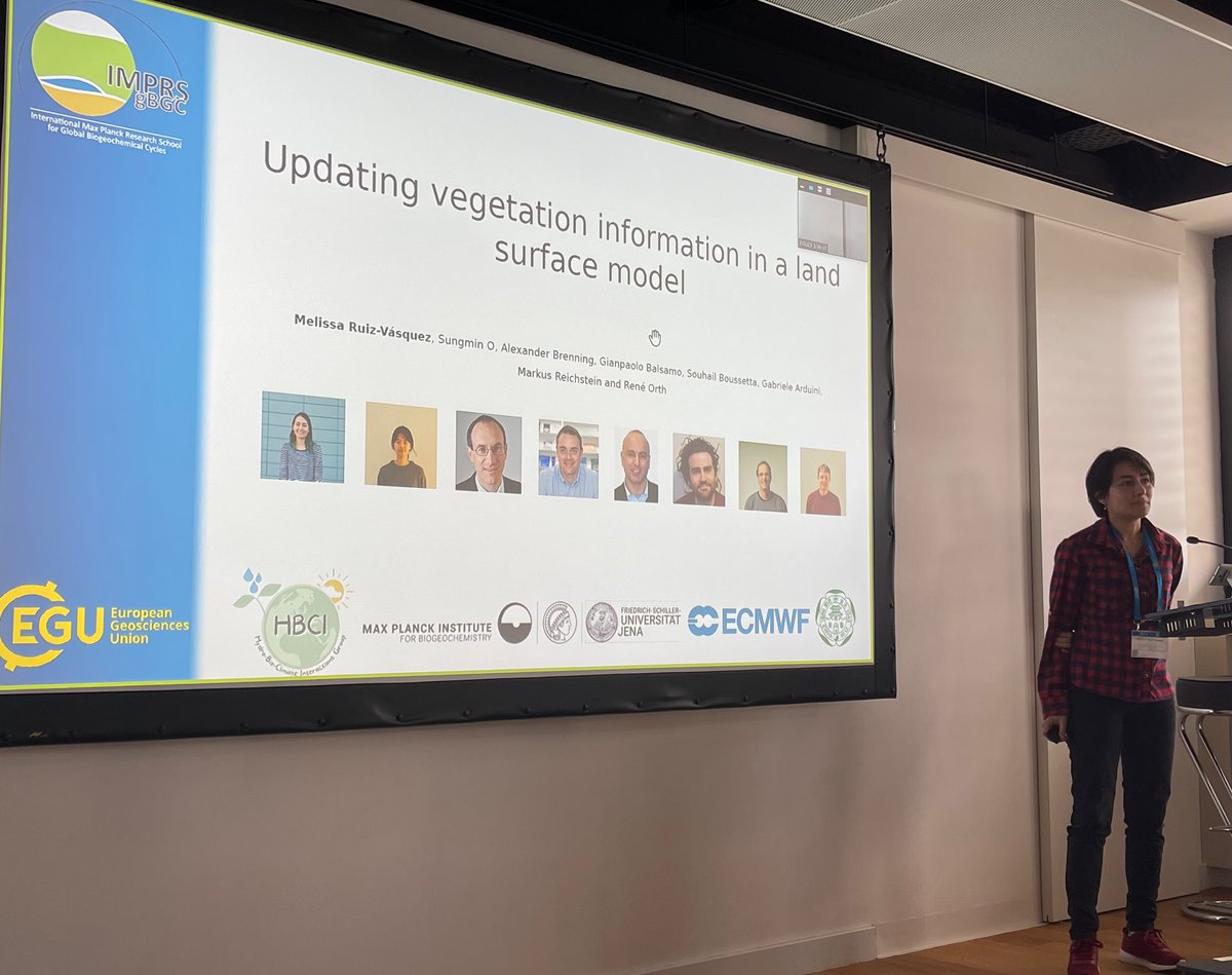 gpbalsamo's tweet photo. #EGU23 Melissa Ruiz-Vasquez @hydrOrth_lab gave an excellent talk on #ECland #modelling & #impact with focus on #vegetation🍀 role
👉https://t.co/cxAWujPwLV
Check her work in collaboration with @ECMWF in preprint
👉https://t.co/R5z9Q6MdRO
and published
👉 https://t.co/uC6gORPCMa https://t.co/aEyLSP8iVT