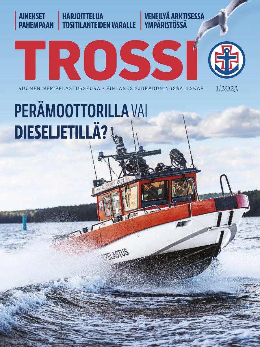 Lue uusi Trossi-lehti verkossa! view.taiqa.com/meripelastus/t… #meripelastus #meripelastusseura #sar #trossi #veneily #turvallisuus #viisaastivesillä #turvallisestivesillä #vapaaehtoistyö