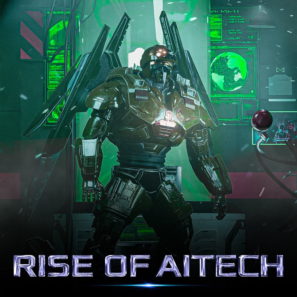 riseofaitech's tweet photo. Rise of Aitech isn't just another NFT collection - it's a whole ecosystem of exciting utilities and opportunities to earn. 

Join our community now now: https://t.co/fLgqGSADSH

#Aitech #NFTs #Staking https://t.co/BfKo7RNO6C