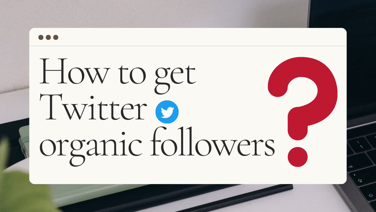 How to get Twitter organic followers?

👉Optimize your profile
👉Tweet regularly
👉Use hashtags
👉Engage with other users
👉 Create quality content
👉Promote your Twitter account
👉Be patient

#socialmediamarketing #digitalmarketing  #owner #CEO #marketing #twitter #usa #canada
