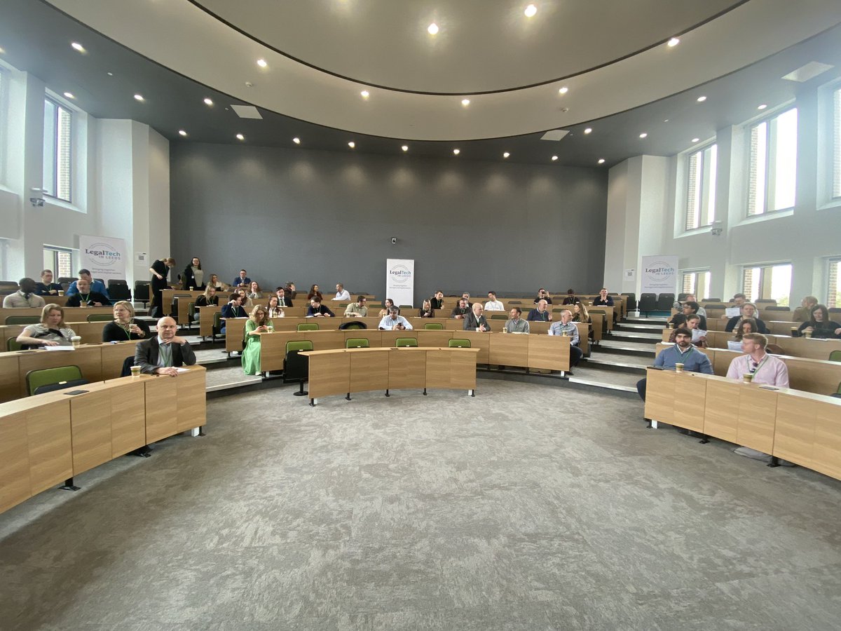 eveyroo's tweet photo. Starting the day in the stunning Esther Simpson building @UniversityLeeds for #leedslegaltech conference. An exciting day ahead with some top speakers and discussion planned. Supported by @LeedsCC_News through innovation@Leeds grants https://t.co/QZD5KicYWX