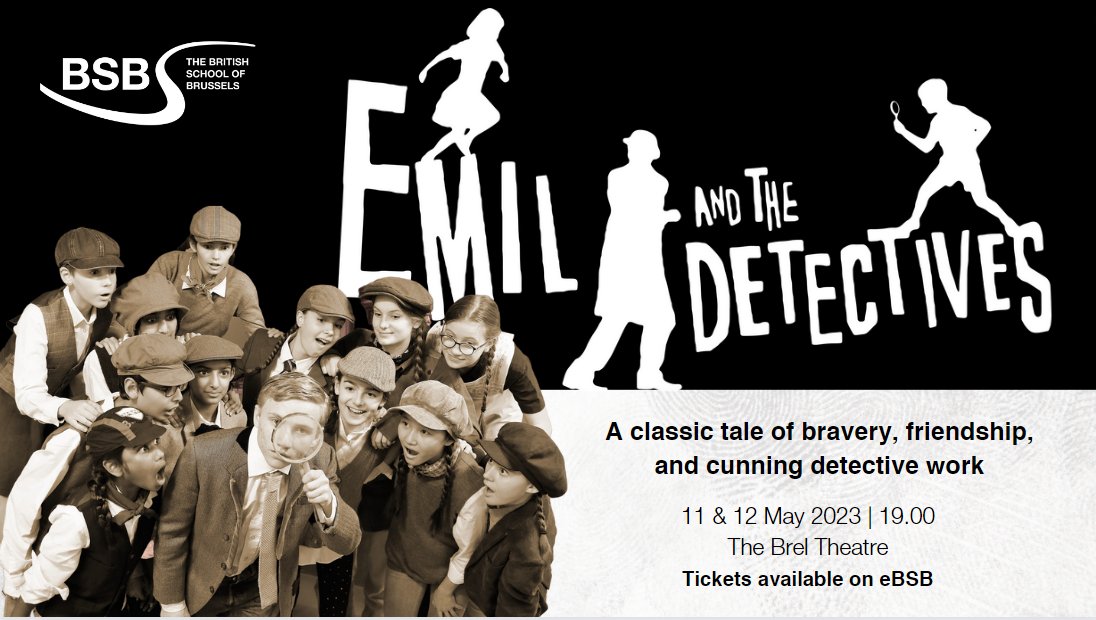 Tickets are available now on eBSB for this year's Year 7 - 9 Production of Emil and the Detectives. We can't wait to see you there!