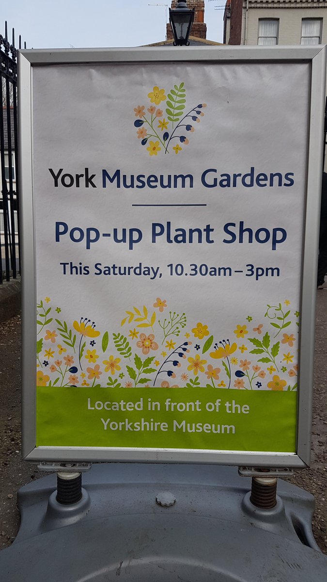 Excited about our next Pop Up Plant Sale in <a href="/MuseumGardens/">York Museum Gardens</a> on Saturday 10:30 -3pm. Find us in front of the <a href="/YorkshireMuseum/">Yorkshire Museum</a>. All proceeds help us keep the Garden looking beautiful!

#plants <a href="/YorkMuseumTrust/">York Museums Trust</a>