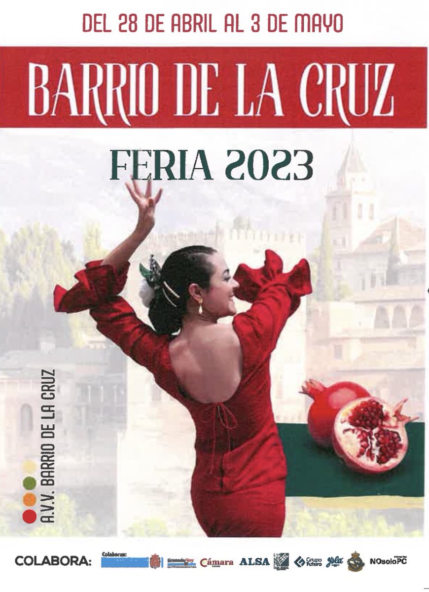 ¡Buenos días #Granada!
Iniciamos la jornada de hoy con el cartel de las fiestas del @Cruz_BarrioLa que comienzan este viernes y que son el anticipo de la festividad del #DíadelaCruz.
Comenzamos 👮🏻👮🏻‍♂️🚔
#FelizMiércoles
