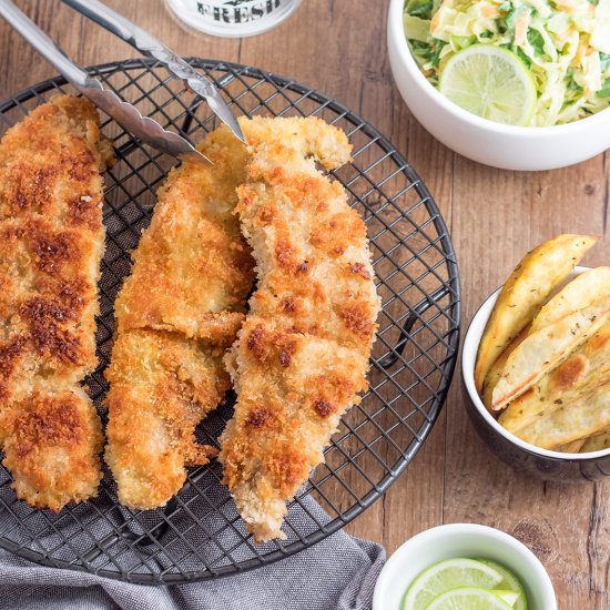 CoskeyBerry's tweet photo. #pork Schnitzel with Avocado Slaw. #foodporn https://t.co/sfTs9I3CU0 https://t.co/0ZH7FCjTn8