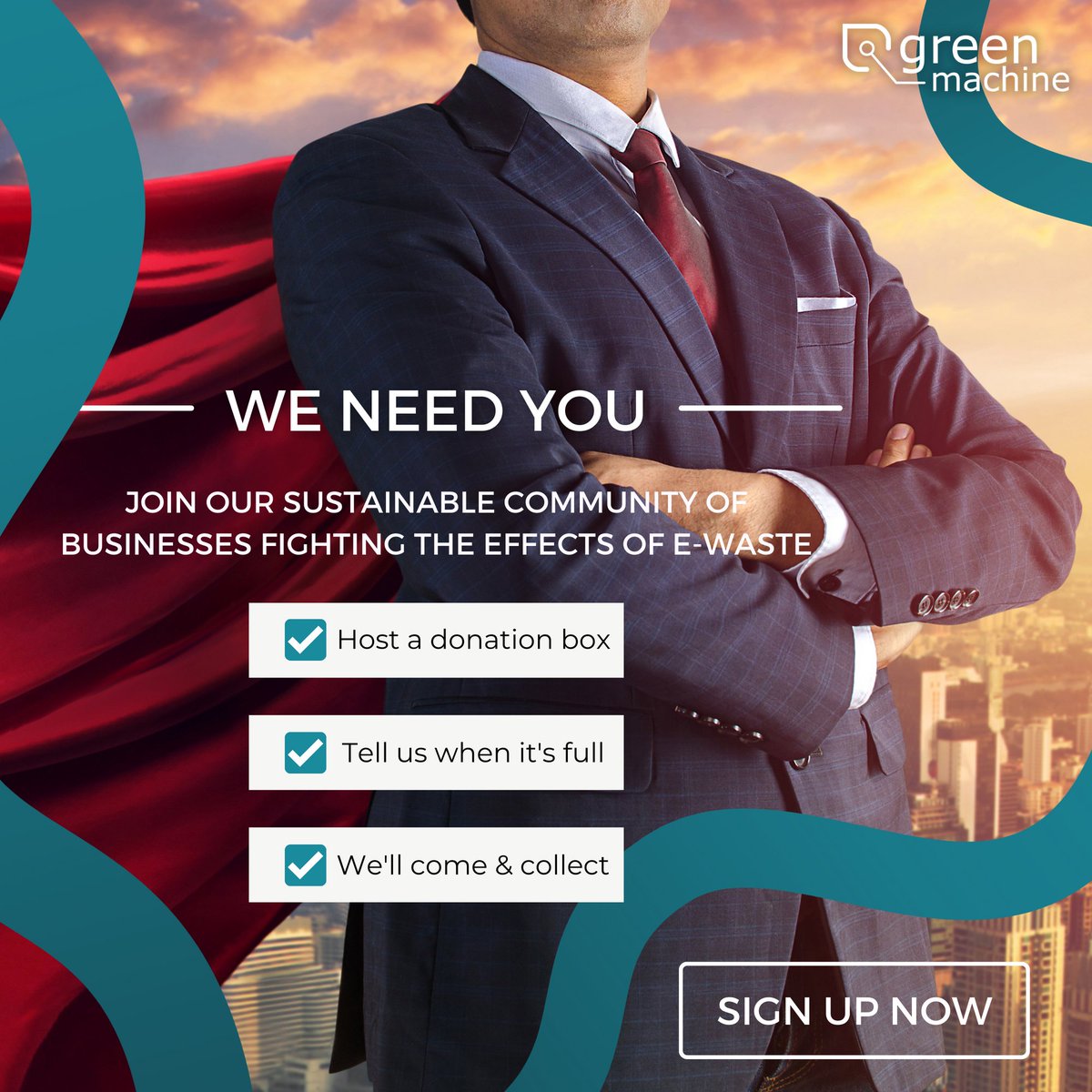 Could you help us fight the effects of electronic waste? In order to expand our reach, we need more locations for our secure IT drop-offs. Join our eco-conscious community today and we'll do the rest. DM for more details or email info@greenmachinecomputers.com #SustainableTech