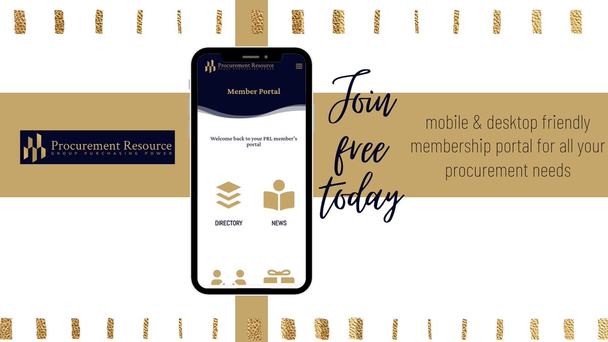 Our mission is simple. To empower our members to get the best competitive pricing on products and services every day. 
Join free today: procurementresource.org.uk 

#membership #ourmission #strongertogether #prl #procurement #procurementresource #buyinggroup #businesssavings