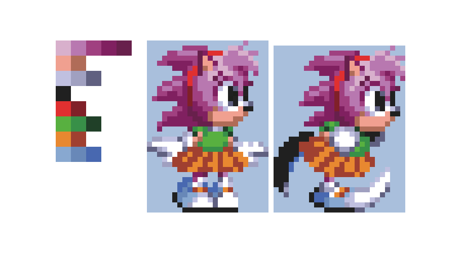 Axanery on X: Sonic Origins Plus Amy sprites for Sonic 1 (6