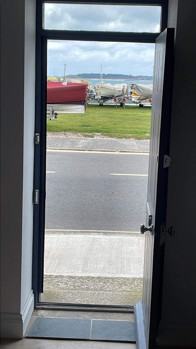 A couple from the front door yesterday. It’s about to get a little busier. #scilly #wgc #rowing