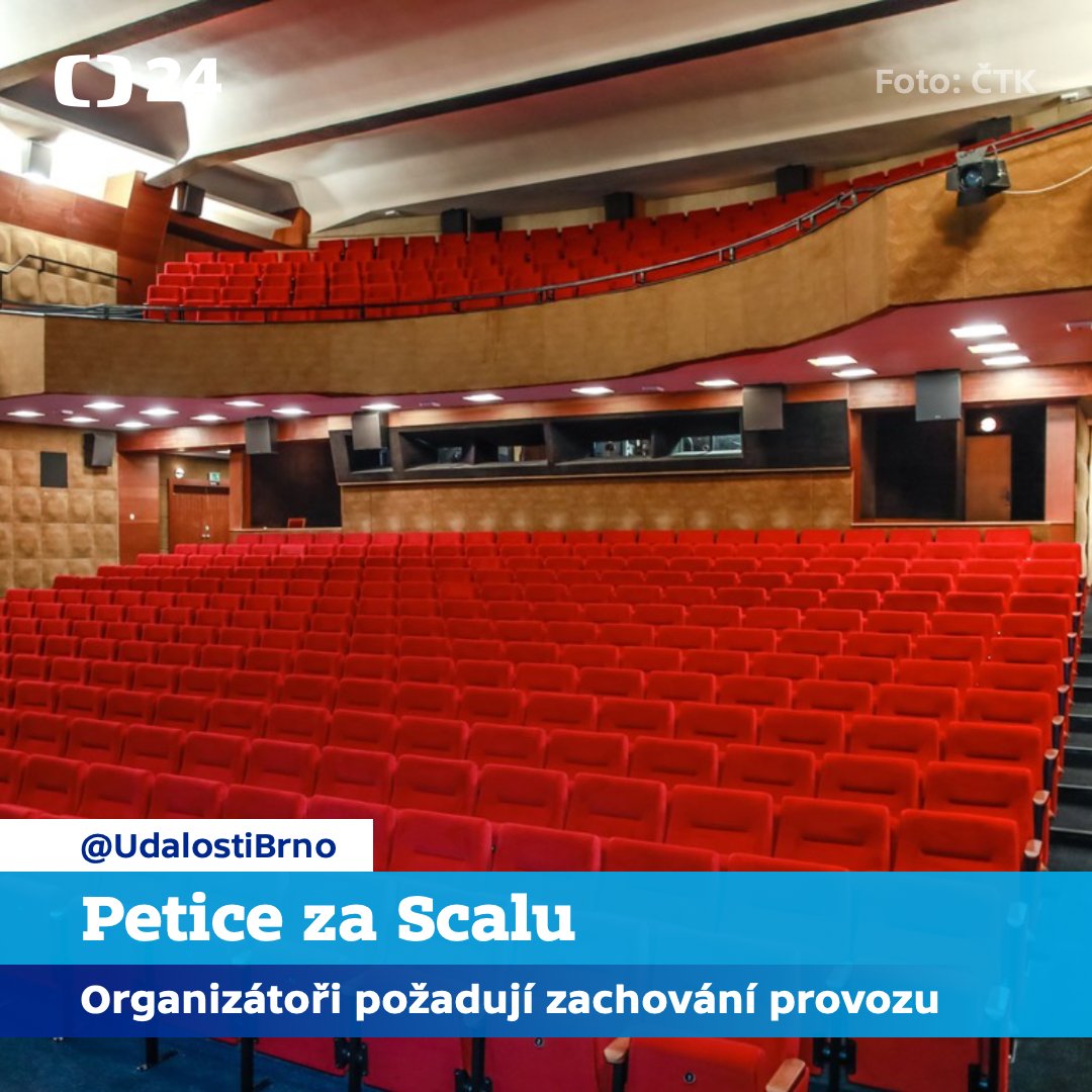 UdalostiBrno's tweet photo. Za brněnskou Scalu vznikla petice. 🎥 Organizátoři sbírají podpisy v prostorách kina i online. Požadují, aby byl provoz v dosavadní podobě zachován i po rekonstrukci budovy – ať už ji bude vlastnit kdokoli. https://t.co/PAOGNWZ4lO